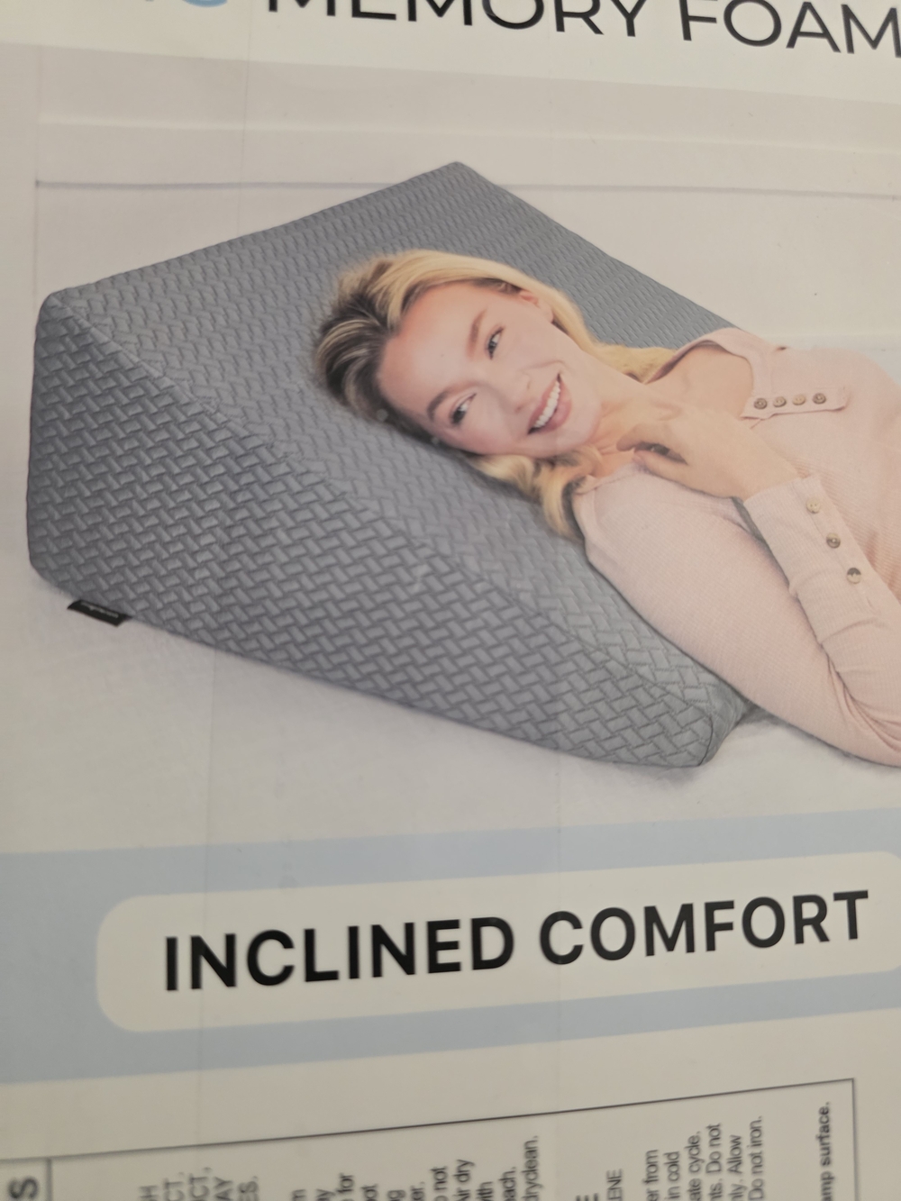 ​Imaginarium Cooling Memory Foam Wedge Pillow 24"x24"x10" - Like New - Picture 5 of 6